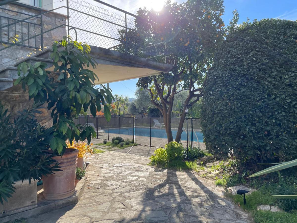 Bas De Villa Avec Acces Piscine Pres De Nice Cannes Monaco カロ エクステリア 写真